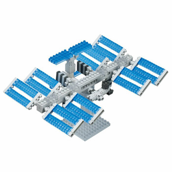 Kawada NBH-129 nanoblock Space Station - Plaza Japan