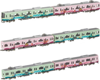 50620 Kintetsu Series 3220 (KYOTO-NARA Wrapping) 6 Cars Set II (N