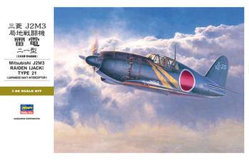 1/32 Mitsubishi J2M3 Raiden(Jack) Type 21 Plastic Model