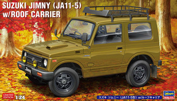 パーツ Suzuki jimny ja11v- 1/24 Suzuki Jimny JA11-5 w/Roof Carrier Plastic Model