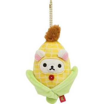 Rilakkuma Keychain Plush Korilakkuma Corn