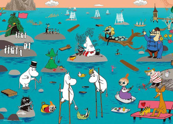 Jigsaw Puzzle In Love Moomin (500 Pieces)