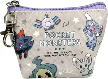 Pokemon Center Triangular Mini Pouch Colors/Gray