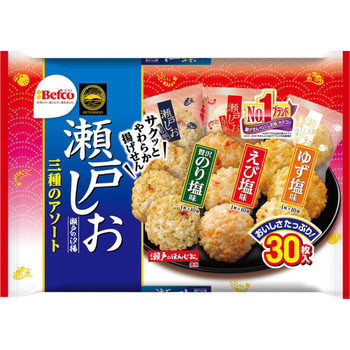 Kuriyama Rice Cracker Seto No Shioyo Assortment 30 Pieces