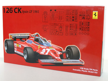Fujimi GP3 090351 F1 Ferrari 126CK 1981 Spain GP 1/20 Scale Kit