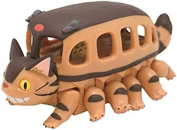 Ensky Pull Back Collection Studio Ghibli My Neighbor Totoro Cat Bus with  Totoro Riding on It