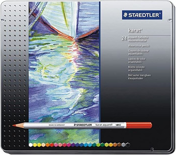 Watercolor Pencil 24 colors STAEDTLER Karat Aquarell