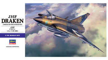 航空機・ヘリコプター TAMIYA 1/100 SAAB J35F Draken & BELL AH SAAB J35F Draken, Tamiya PA-1006 (1968)