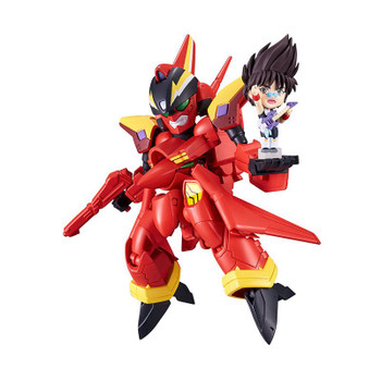 TINY SESSION VF-19 Kai Fire Valkyrie with Nekki Basara (Macross 7)