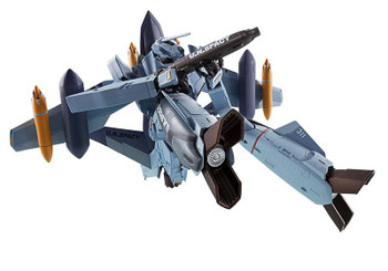 Bandai HI-METAL R VF-0A Phoenix (Shin Kudo Model) + QF-2200D-B Ghost Figure  (Macross Zero)