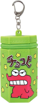 特別セーフ Shin-chan Crayon Pouch Mini Silicone / (Green) Chocobi Eyelashes And Eyelashes