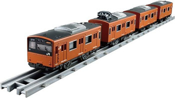 Takara Tomy Plarail Real Class Series 201 Commuter Train (JR West Japan  Orange)