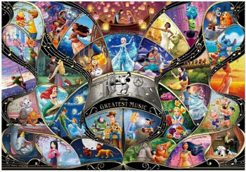 Tenyo D-1000-872 Jigsaw Puzzle Disney Greatest Music (1000 Pieces)