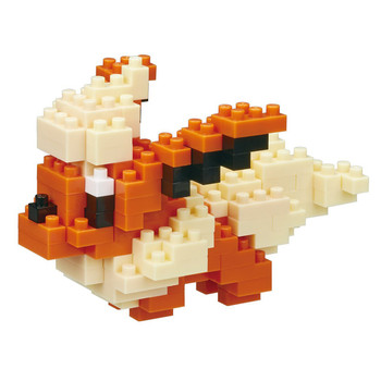 Kawada NBPM-022 nanoblock Pokemon Flareon (Booster) - Plaza Japan
