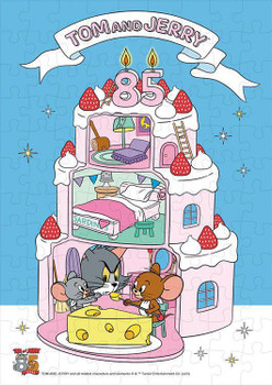 Jigsaw Puzzle Tom and Jerry Celebration with Cheese (108 pieces)