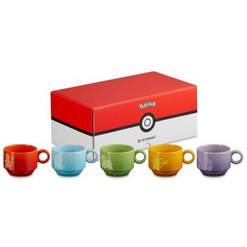 Pokemon Nesting Stainless Steel Mugs セット Pokemon Center 【Le Creuset】Stacking Mug (Set Of 5)