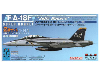 1/144 USN F/A-18F Super Hornet Jolly Rogers Double Seat Set of 2