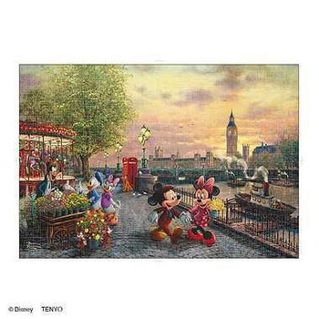 Jigsaw Puzzle Disney Mickey and Minnie in London (1000 Pieces)