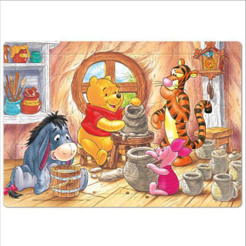 Jigsaw Puzzle Winnie the Pooh 'Can you do it well?' (20 Pieces)