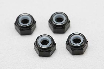 なっつさま専用 ZC-N3ABKA Nylon Lock Nut (Black) 4 Pieces For 3mm Aluminum