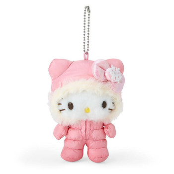 Sanrio Hello Kitty Mascot Holder (Fuwapuku Winter) Keychain
