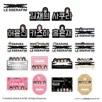 LE SSERAFIM スマホサイズクリアカード Mobile Sticker Collection Le Sserafim 20pcs Box