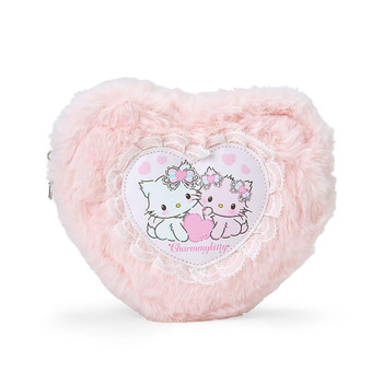 Sanrio Other Pouch (Heisei-Born Character Fluffy Heart) Charmmy