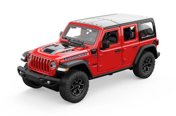 Jeep Rubicon ブラック ミニカー Jeep Wrangler Rubicon 2 Door 1:16 Scale R/C Vehicle in Black