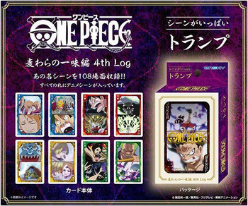 ONE PIECE Tons of Scene Playing Cards Strawhat Pirates Version 4th Log