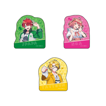 Colorful Peach Character Magnets (BOX 14 Pcs.)