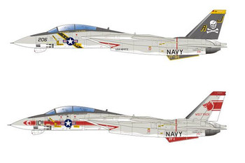 TOMYTEC F-4Jトムキャット 1/144 1/144 US Navy F-14A Tomcat VF-84 Jolly Rogers & VF-1 Wolfpack 2