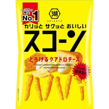 Scone Melt-In-Your-Mouth Quattro Cheese 73g Koikeya