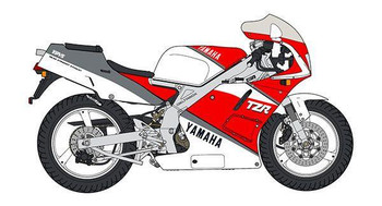 yaharu発送データ① 1/12 Yamaha TZR250 (3MA) Late Model (1990) Plastic Model