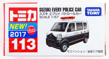 Takara Tomy Tomica 113 Suzuki Every Patrol Car 860068 - Plaza Japan