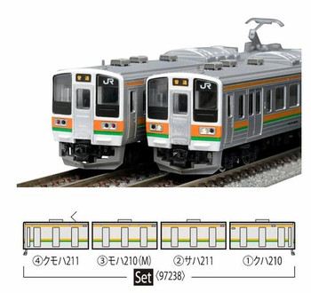 97238 JR Series 211-3000 Suburban Train Takasaki Rolling Stock