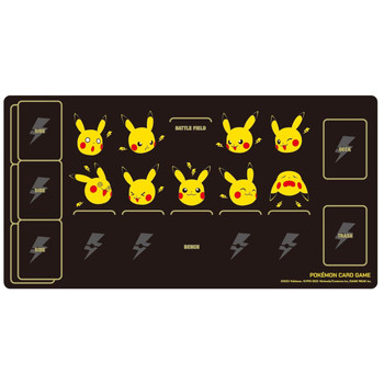 Pokemon Card Game TCG Rubber Playmat Pikachu And Thunder