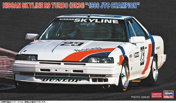 1/24 Nissan Skyline RS Turbo (DR30) 1986 JTC Champion Plastic Model