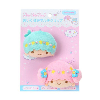【TZUVELY x LITTLE TWIN STARS】 Lala /kiki TCP Little Twin Stars Plush Multi Clip Kiki And Lala