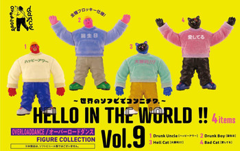 HELLO IN THE WORLD !! Vol.9 OVERLOADDANCE Figure Collection BOX 12pcs