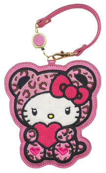 Sun Art Hello Kitty Die Cut Sagara Pass Case Leopard Bear Style