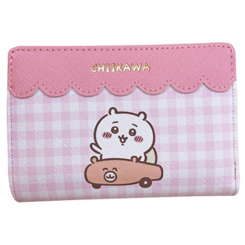 Chiikawa L Shaped Zipper Wallet Pink (Chiikawa)