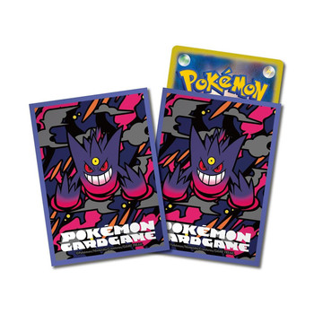 gengar pokemon card sleeves Pokemon Card Game TCG Deck Sleeves Premium Mat Mega Gengar Purple