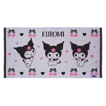 Sanrio Kuromi Bath Towel With Snaps 841447