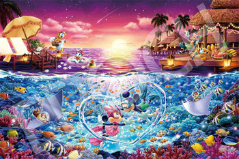 Jigsaw Puzzle Mickey & Friends - Tropical Journey - (1000 Pieces)