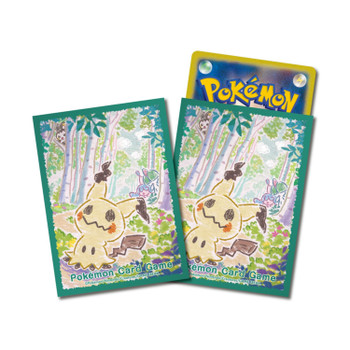 Pokemon Card Game TCG Deck Sleeves Crayon Mimikyu Blue