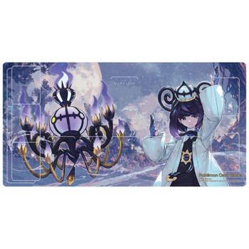 Pokemon Card Game TCG Rubber Playmat Muku & Mega Chandelure