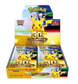 Pokemon TCG MEGA Expansion Pack 30th CELEBRATION BOX M6a