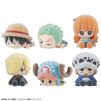 Nuippo ONE PIECE Flocked Figure BOX (6pcs)