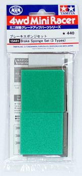 魔王 taikodai Tamiya 15441 Mini 4WD Brake Sponge Set (3 Types) - Plaza Japan
