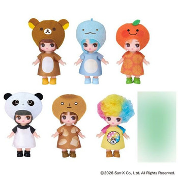 Takara Tomy Mini Licca-Chan San-X Universe Collection 6Pack Box